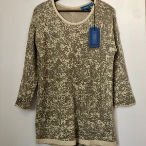 Simply Vera Vera Wang Gold Tunic NWT Small